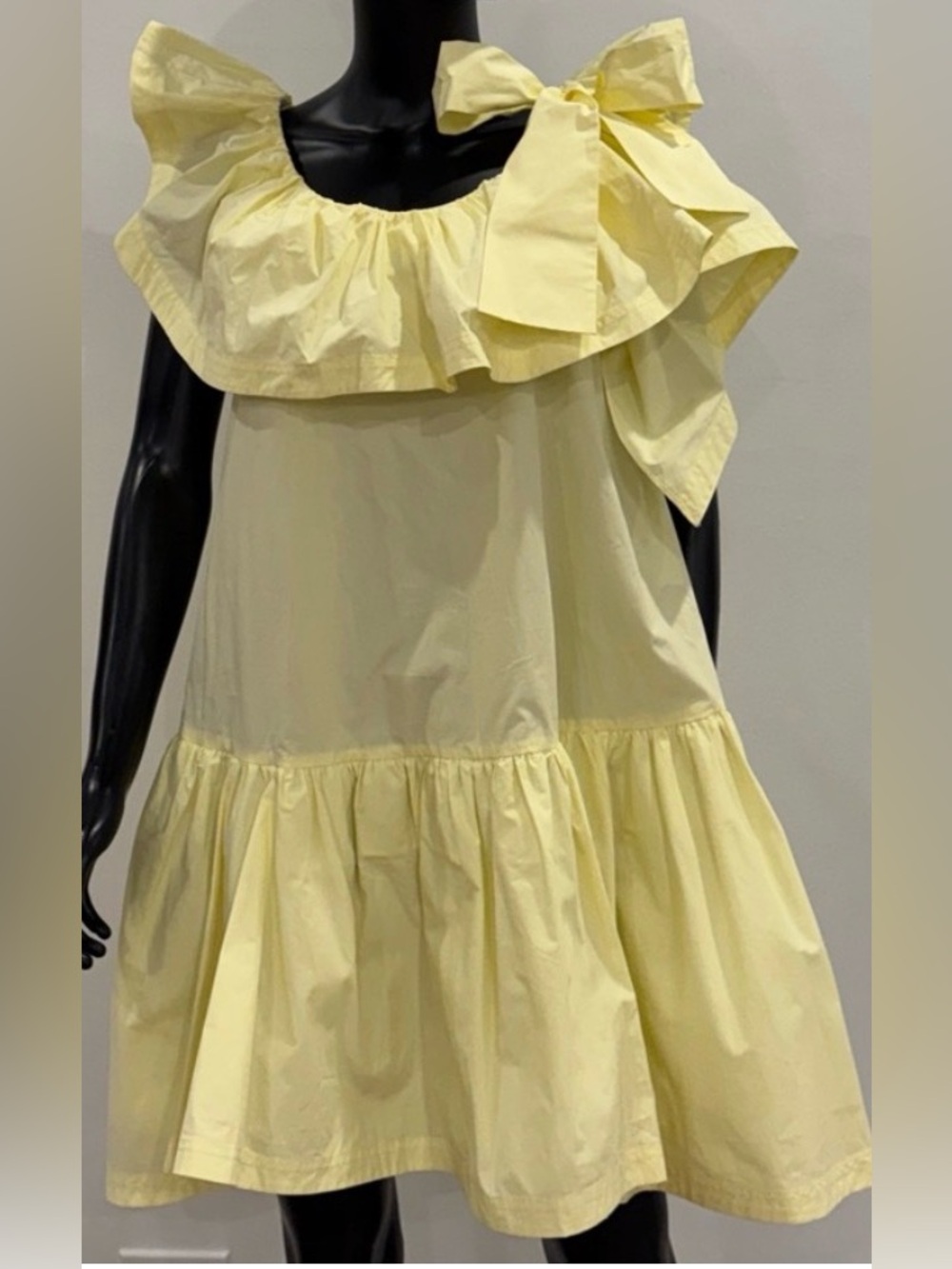 3.1 Phillip Lim White Ruffle Midi Dress